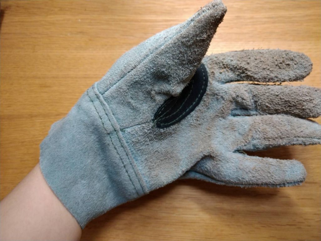 ワークマンの革手袋Lサイズ