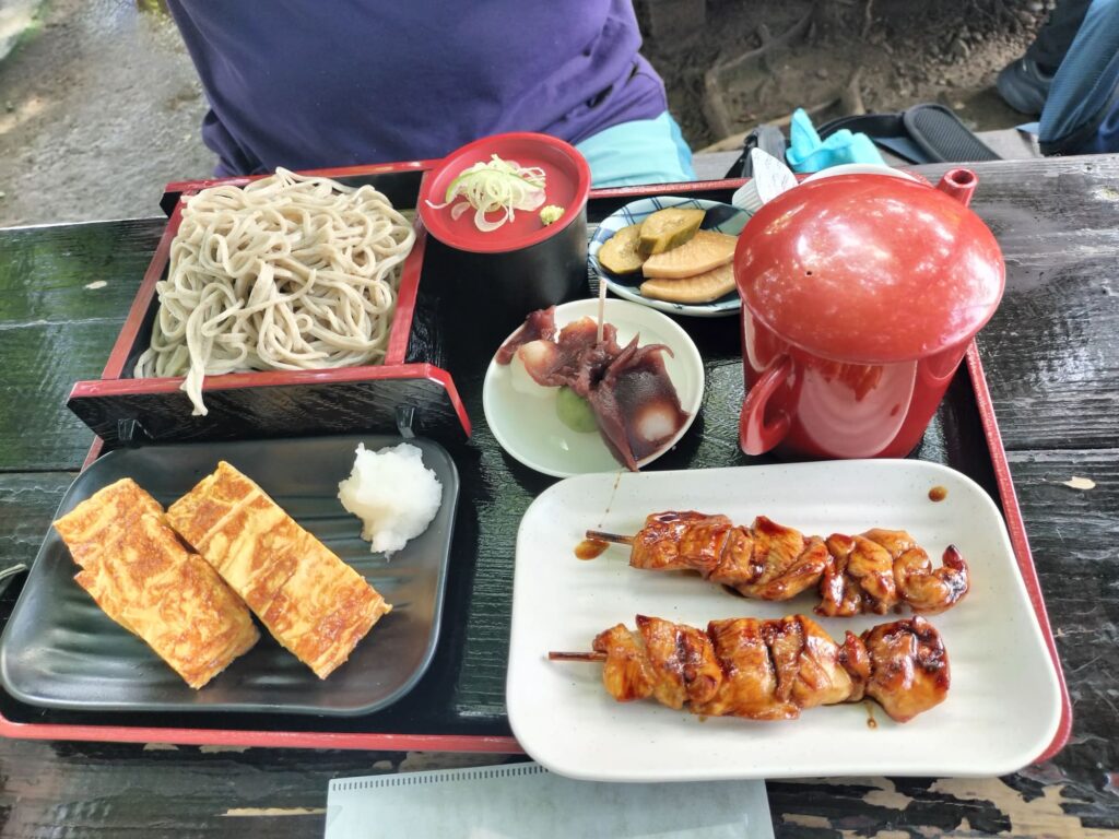 これは山友さんが頼んでいたセット。頼めばよかったけどあんこが苦手なので仕方ない