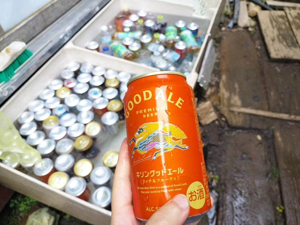 ビールも売っています